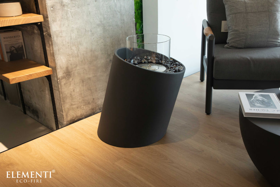 moderne strakke bio ethanol haard