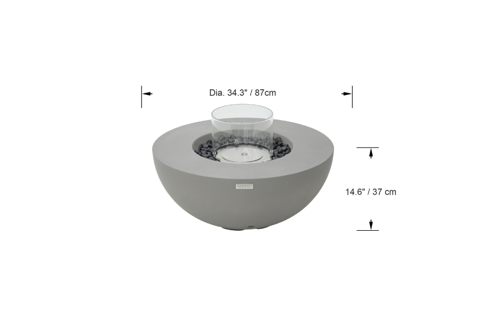 ROCA ETHANOL vuurtafel(ECG07-SG)