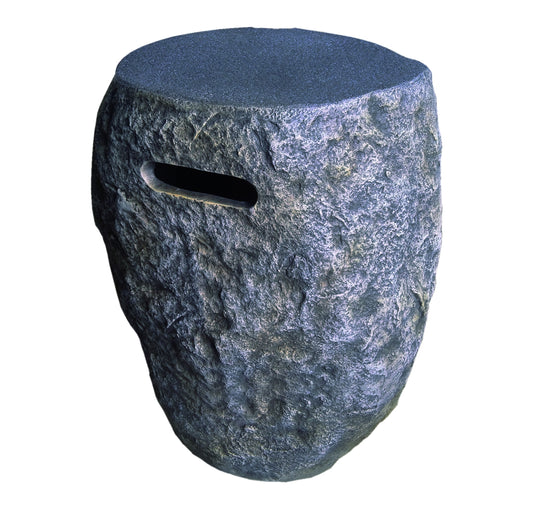 Deksel voor gasflessen, natuursteenlook vezelbeton, voor gasfles van 11 kg