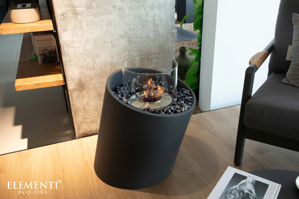 moderne strakke bio ethanol haard