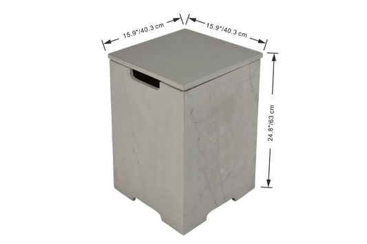 gasfles beschermer beige