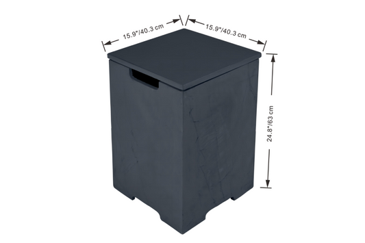 gasfles beschermer zwart