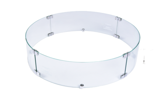 rond windscherm voor tuinhaard