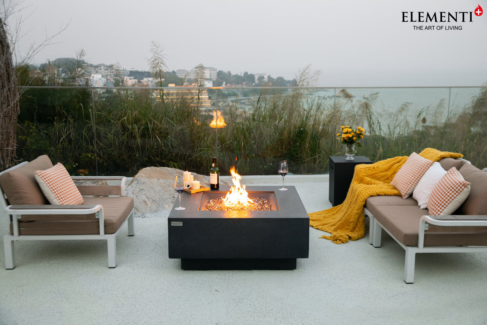 Moderne gashaard voor op het terras