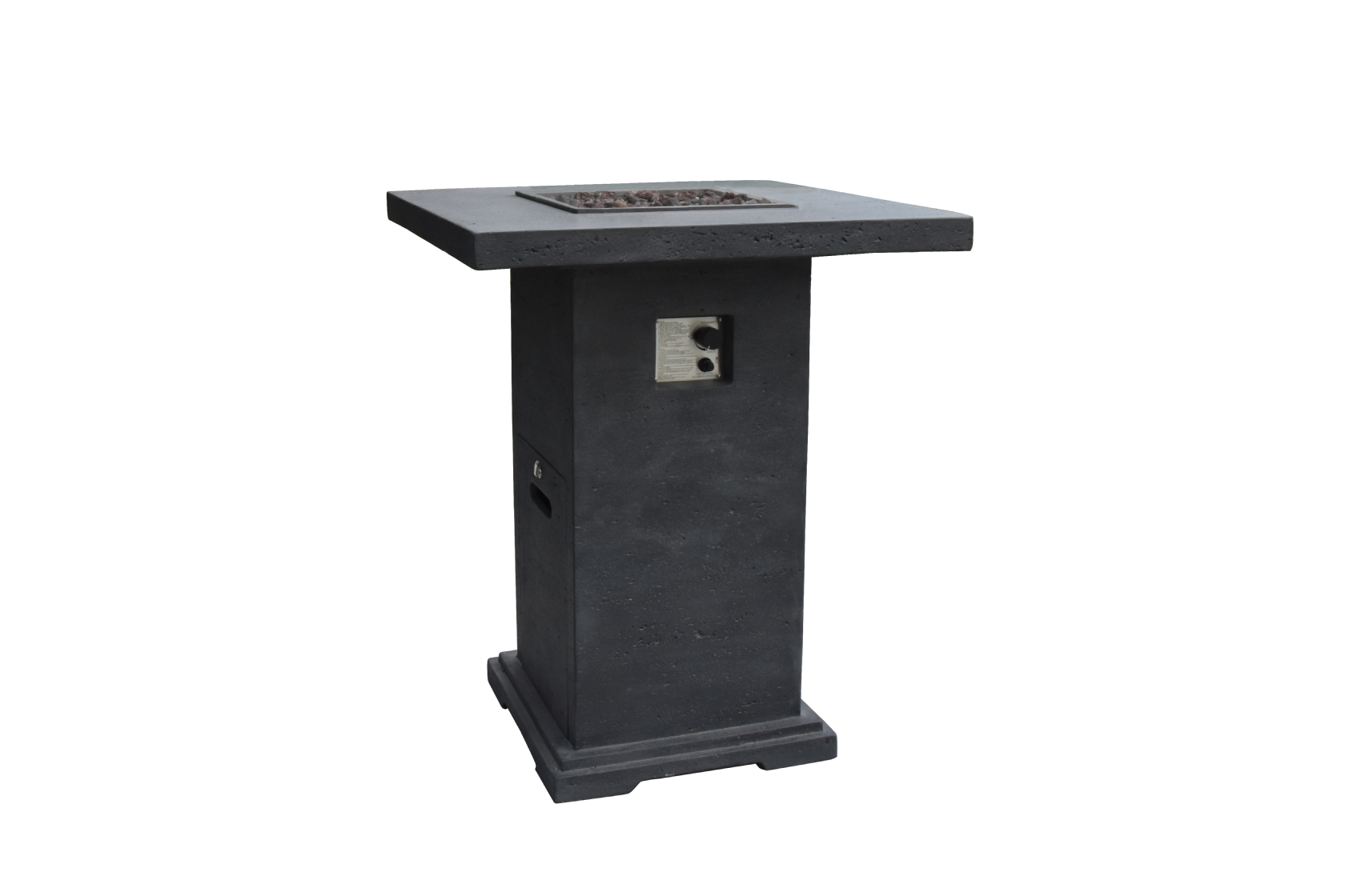 Bar tafel gashaard donker grijs